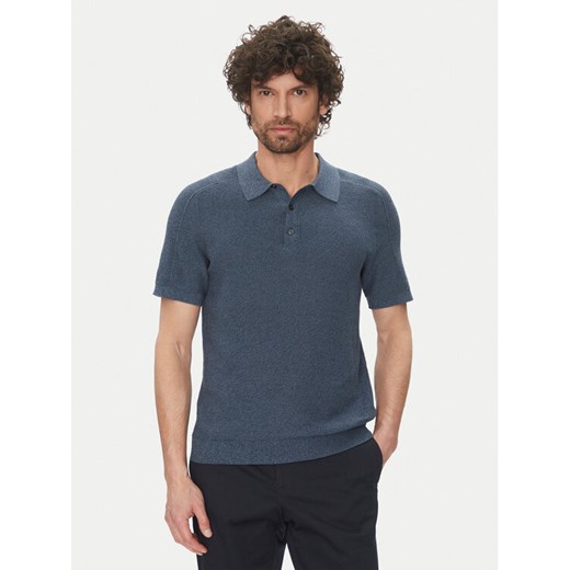 Michael Kors Polo CS560GO469 Niebieski Regular Fit ze sklepu MODIVO w kategorii T-shirty męskie - zdjęcie 182677480
