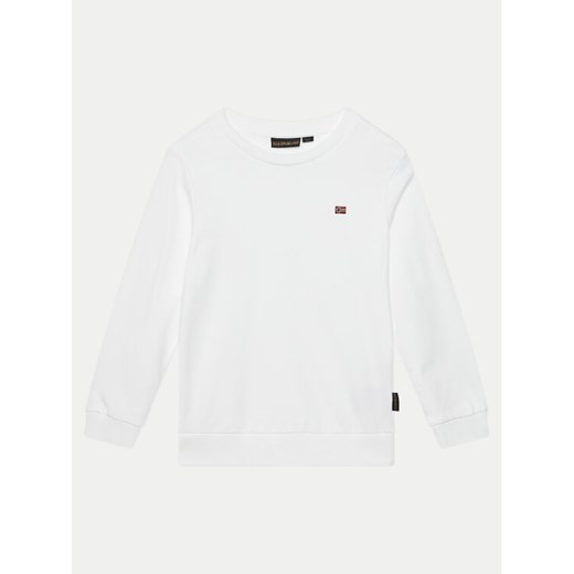 Napapijri Bluza Balis C 1 NP0A4G4L0021 M Biały Regular Fit ze sklepu MODIVO w kategorii Bluzy chłopięce - zdjęcie 182677511