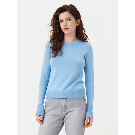 JJXX Sweter Cara 12255368 Niebieski Slim Fit ze sklepu MODIVO w kategorii Swetry damskie - zdjęcie 182677614