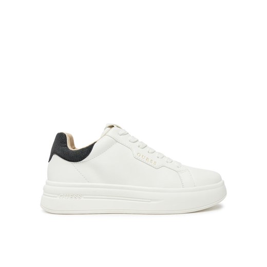 Guess Sneakersy FLPWIN LEA12 Biały ze sklepu MODIVO w kategorii Buty sportowe damskie - zdjęcie 182677632