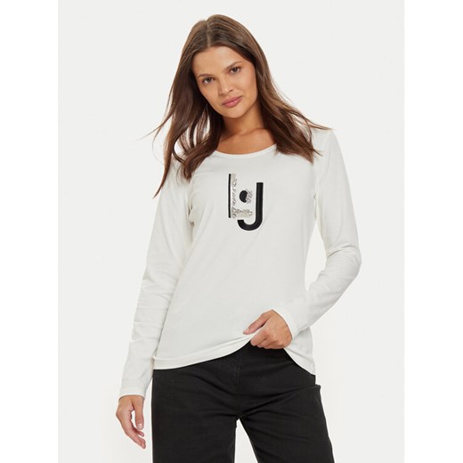 Liu Jo Sport Bluzka TF4206 JS088 Biały Regular Fit ze sklepu MODIVO w kategorii Bluzki damskie - zdjęcie 182677684