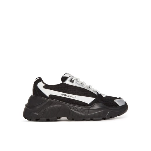 Just Cavalli Sneakersy 78RA3SL3 Czarny ze sklepu MODIVO w kategorii Buty sportowe damskie - zdjęcie 182677701