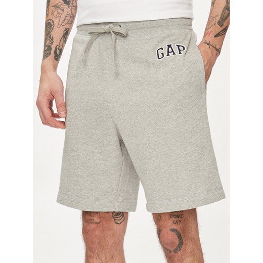 Gap Szorty sportowe 787059-00 Szary Regular Fit ze sklepu MODIVO w kategorii Spodenki męskie - zdjęcie 182677702