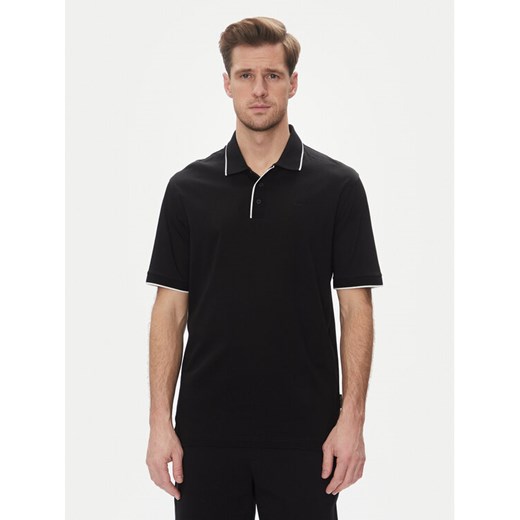 Armani Exchange Polo XM000739 AF10364 UC001 Czarny Regular Fit ze sklepu MODIVO w kategorii T-shirty męskie - zdjęcie 182677742