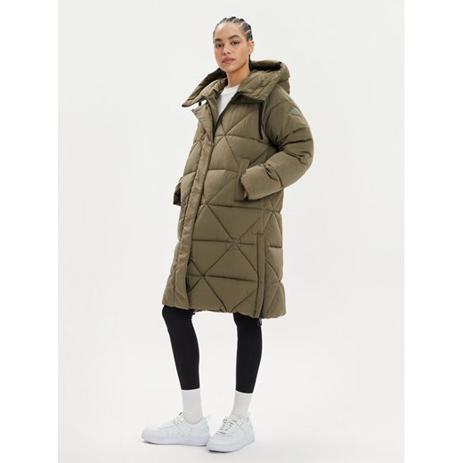 REPLAY Kurtka zimowa W7664R.000.84466 Zielony Relaxed Fit ze sklepu MODIVO w kategorii Kurtki damskie - zdjęcie 182677770