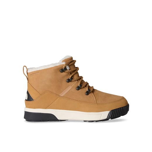 The North Face Botki Sierra Mid Lace Wp NF0A4T3XKOM Brązowy ze sklepu MODIVO w kategorii Botki - zdjęcie 182677804