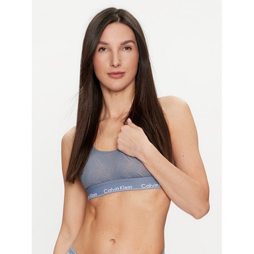Calvin Klein Underwear Biustonosz top 000QF7708E Niebieski ze sklepu MODIVO w kategorii Biustonosze - zdjęcie 182677830