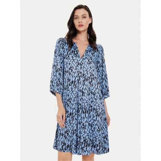 Karen by Simonsen Sukienka codzienna Nikole 10104917 Niebieski Relaxed Fit ze sklepu MODIVO w kategorii Sukienki - zdjęcie 182677840