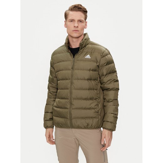 adidas Kurtka puchowa Essentials Light Down IK3220 Zielony Regular Fit ze sklepu MODIVO w kategorii Kurtki męskie - zdjęcie 182677934