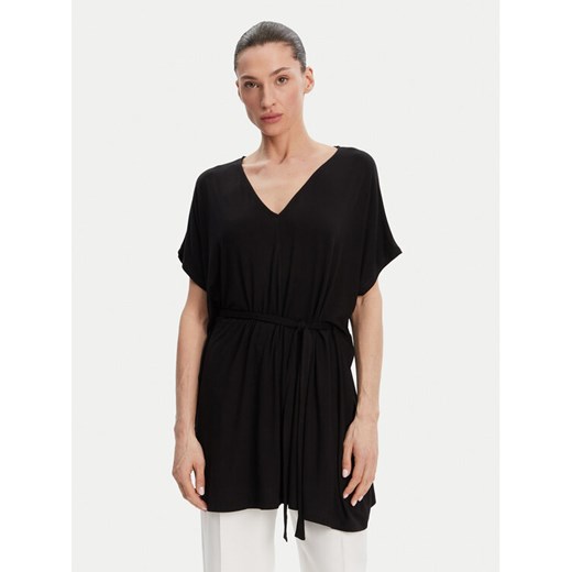 Liu Jo Beachwear Sukienka plażowa VA5164 JS360 Czarny Relaxed Fit ze sklepu MODIVO w kategorii Odzież plażowa - zdjęcie 182677994