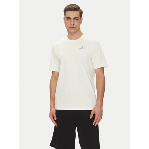 adidas T-Shirt Earth Day Graphic JI6756 Biały Regular Fit ze sklepu MODIVO w kategorii T-shirty męskie - zdjęcie 182678012