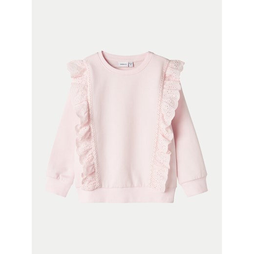 NAME IT Bluza Luva 13232134 Różowy Regular Fit ze sklepu MODIVO w kategorii Bluzy dziewczęce - zdjęcie 182678044