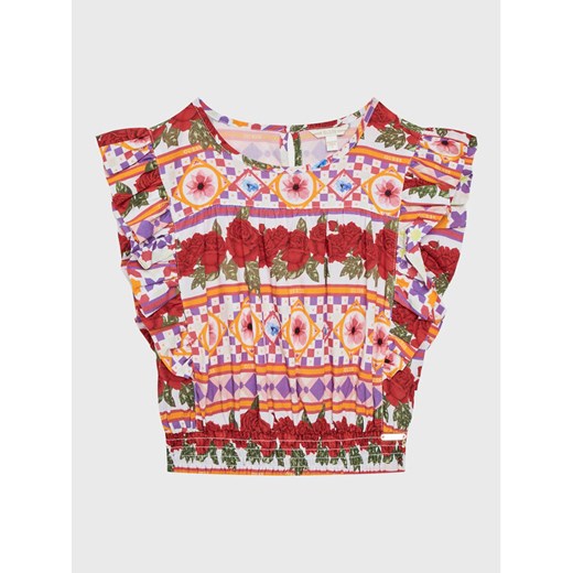 Guess Bluzka J3GH03 WFBN0 Kolorowy Regular Fit ze sklepu MODIVO w kategorii Bluzki dziewczęce - zdjęcie 182678073