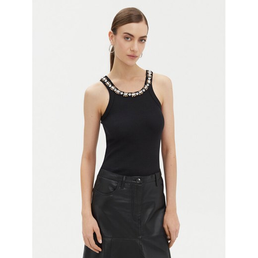 PINKO Top 105378 A2P9 Czarny Regular Fit ze sklepu MODIVO w kategorii Bluzki damskie - zdjęcie 182678091
