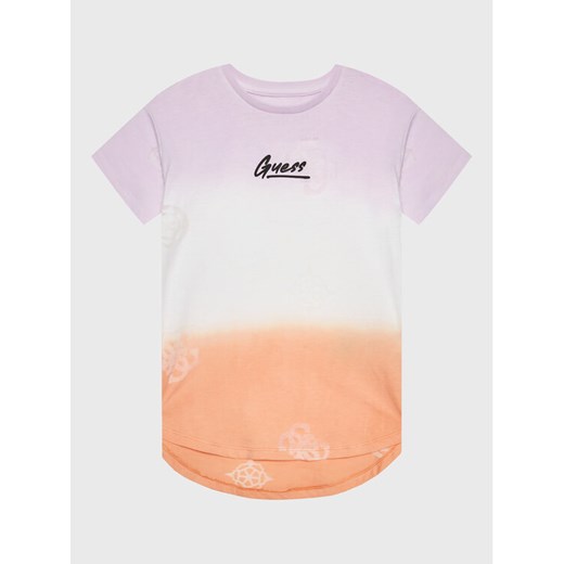 Guess T-Shirt J3RI10 K8560 Kolorowy Regular Fit ze sklepu MODIVO w kategorii Bluzki dziewczęce - zdjęcie 182678143