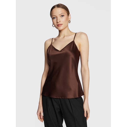 Marella Top Rolf 31660129 Brązowy Regular Fit ze sklepu MODIVO w kategorii Bluzki damskie - zdjęcie 182678282