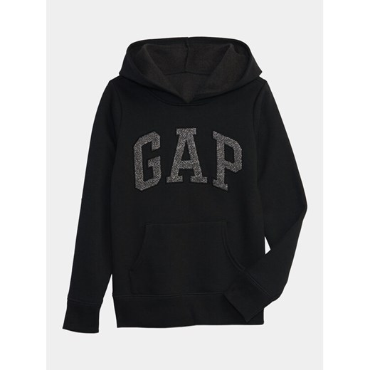 Gap Bluza 794528-00 Czarny Regular Fit ze sklepu MODIVO w kategorii Bluzy chłopięce - zdjęcie 182678344