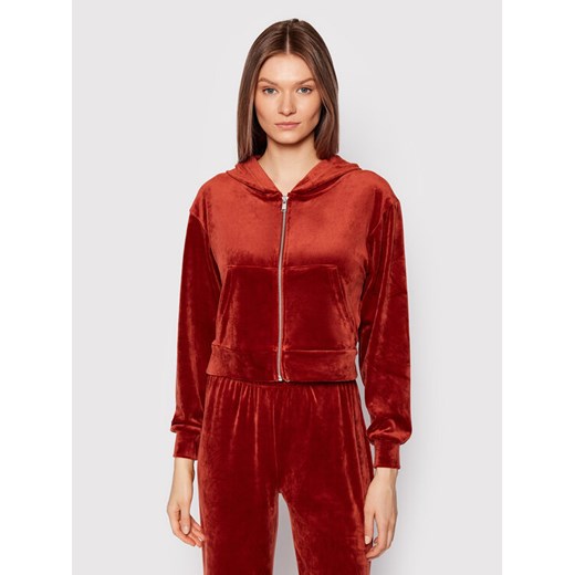 ONLY Bluza Rebel 15266927 Brązowy Regular Fit ze sklepu MODIVO w kategorii Bluzy damskie - zdjęcie 182678354