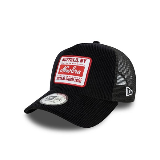 New Era Czapka z daszkiem Cord Patch 60603669 Czarny ze sklepu MODIVO w kategorii Czapki z daszkiem męskie - zdjęcie 182678403