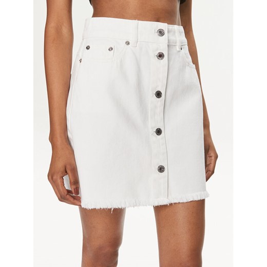 MICHAEL Michael Kors Spódnica jeansowa MS470CO80V Biały Slim Fit ze sklepu MODIVO w kategorii Spódnice - zdjęcie 182678532