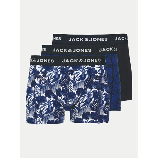 Jack&Jones Komplet 3 par bokserek Dexter 12267054 Niebieski ze sklepu MODIVO w kategorii Majtki męskie - zdjęcie 182678552