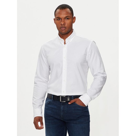 Boss Koszula 50520259 Biały Casual Fit ze sklepu MODIVO w kategorii Koszule męskie - zdjęcie 182678643