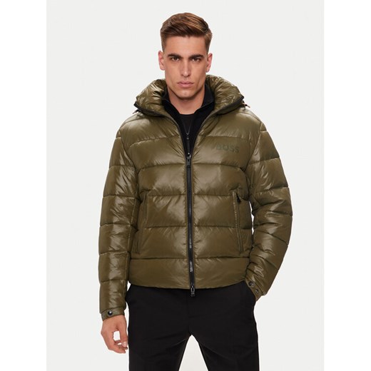 BOSS Kurtka zimowa H-Calando1 50520200 Zielony Regular Fit ze sklepu MODIVO w kategorii Kurtki męskie - zdjęcie 182678671