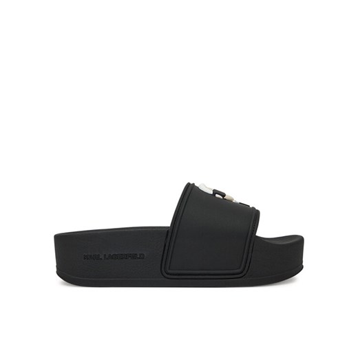 KARL LAGERFELD Klapki Kondo Maxi KL80805A Czarny ze sklepu MODIVO w kategorii Klapki damskie - zdjęcie 182678682