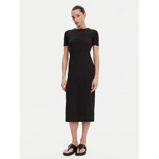 Calvin Klein Sukienka codzienna K20K208299 Czarny Slim Fit ze sklepu MODIVO w kategorii Sukienki - zdjęcie 182678694