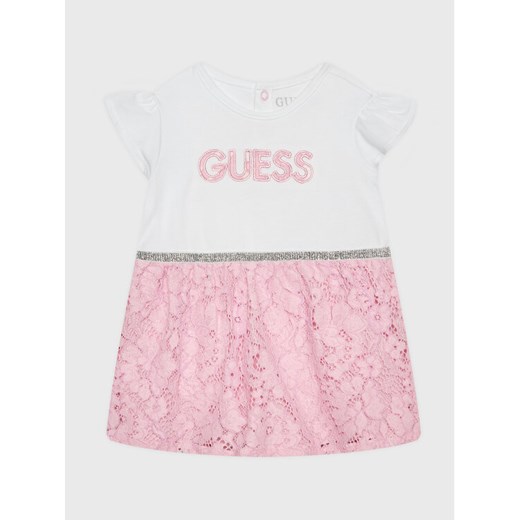 Guess Sukienka codzienna S3RG13 K6YW0 Kolorowy Regular Fit ze sklepu MODIVO w kategorii Sukienki niemowlęce - zdjęcie 182678820