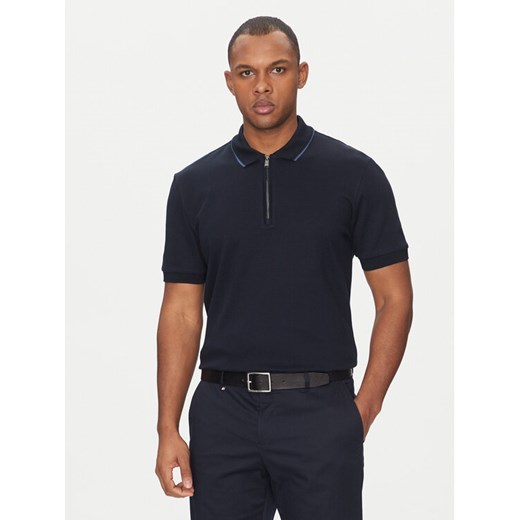 BOSS Polo H-Paras 59 50532612 Granatowy Regular Fit ze sklepu MODIVO w kategorii T-shirty męskie - zdjęcie 182678901