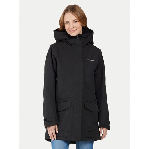 Didriksons Parka Frida 505777 Czarny Regular Fit ze sklepu MODIVO w kategorii Parki damskie - zdjęcie 182678924