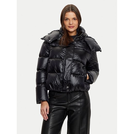 Patrizia Pepe Kurtka puchowa 2O0050/A9M0-K103 Czarny Regular Fit ze sklepu MODIVO w kategorii Kurtki damskie - zdjęcie 182678953