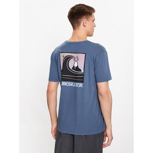 Quiksilver T-Shirt Qs Bubble Stamp EQYZT07258 Niebieski Regular Fit ze sklepu MODIVO w kategorii T-shirty męskie - zdjęcie 182679010
