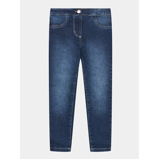 United Colors Of Benetton Jegginsy 4RW4CE00O Niebieski Regular Fit ze sklepu MODIVO w kategorii Spodnie dziewczęce - zdjęcie 182679071