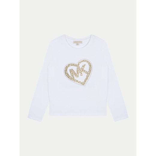MICHAEL KORS KIDS Bluzka R30144 D Biały Regular Fit ze sklepu MODIVO w kategorii Bluzki dziewczęce - zdjęcie 182679102