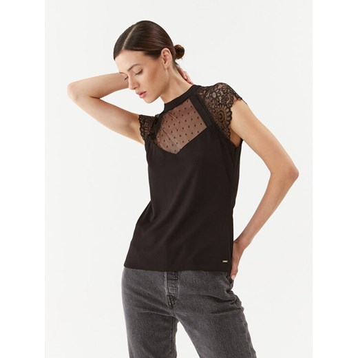 Morgan Bluzka 232-DEMO Czarny Slim Fit Morgan S MODIVO