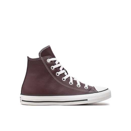Converse Trampki Chuck Taylor All Star Faux Leather A08639C Brązowy ze sklepu MODIVO w kategorii Trampki męskie - zdjęcie 182679120