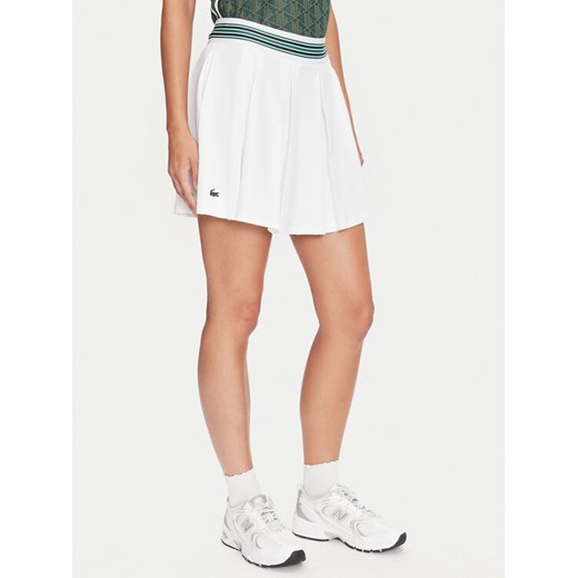 Lacoste Spódnica tenisowa JF0990 Biały Regular Fit ze sklepu MODIVO w kategorii Spódnice - zdjęcie 182679124