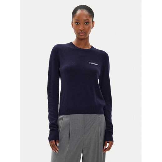 2NDDAY Sweter Lance TT 2244340408 Granatowy Regular Fit ze sklepu MODIVO w kategorii Swetry damskie - zdjęcie 182679164