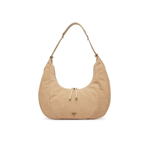PINKO Torebka Slouchy Hobo Big PE 25 PLTT 104295 A29N Beżowy ze sklepu MODIVO w kategorii Torebki damskie - zdjęcie 182679174