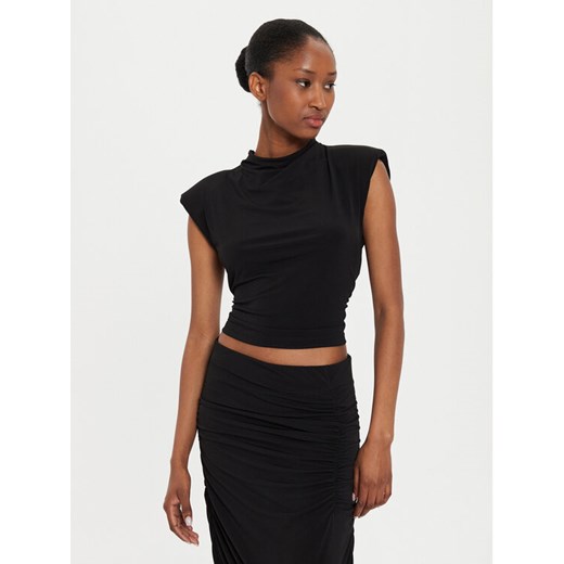 Gestuz Bluzka Maily 10909255 Czarny Slim Fit ze sklepu MODIVO w kategorii Bluzki damskie - zdjęcie 182679211