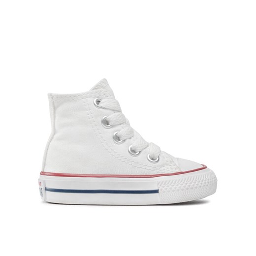Converse Trampki Chuck Taylor All Star Hi 7J253C Biały ze sklepu MODIVO w kategorii Trampki dziecięce - zdjęcie 182679242