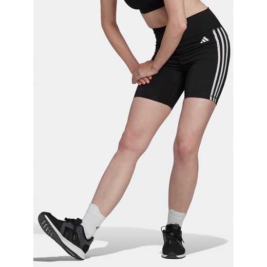 adidas Szorty sportowe Essentials HK9964 Czarny Slim Fit ze sklepu MODIVO w kategorii Szorty - zdjęcie 182679252