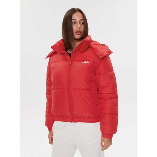 Fila Kurtka zimowa FAW0549 Czerwony Regular Fit ze sklepu MODIVO w kategorii Kurtki damskie - zdjęcie 182679272