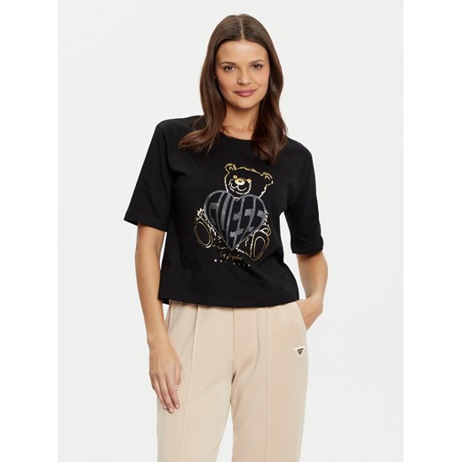Guess T-Shirt V5RI09 I3Z14 Czarny Relaxed Fit ze sklepu MODIVO w kategorii Bluzki damskie - zdjęcie 182679280