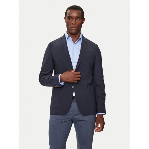 Michael Kors Marynarka MK0SB01003 Granatowy Slim Fit ze sklepu MODIVO w kategorii Marynarki męskie - zdjęcie 182679283