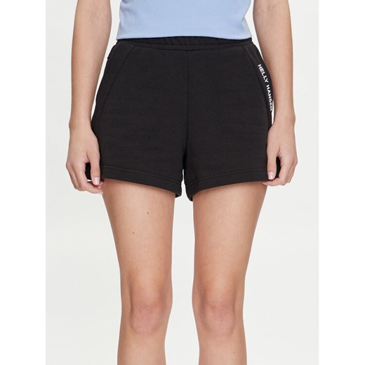 Helly Hansen Szorty sportowe W Core Sweat Shorts 54081 Czarny Regular Fit ze sklepu MODIVO w kategorii Szorty - zdjęcie 182679351