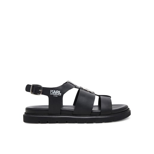Karl Lagerfeld Kids Sandały Z30372 S Czarny ze sklepu MODIVO w kategorii Sandały dziecięce - zdjęcie 182679352