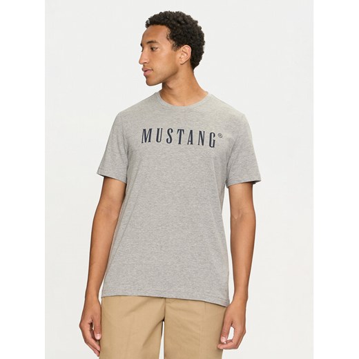 Mustang T-Shirt Austin 1014695 Szary Regular Fit ze sklepu MODIVO w kategorii T-shirty męskie - zdjęcie 182679390